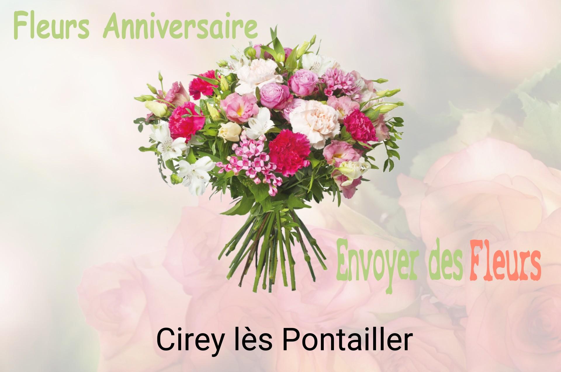 Bouquet de fleurs d’anniversaire livré à Cirey-lès-Pontailler