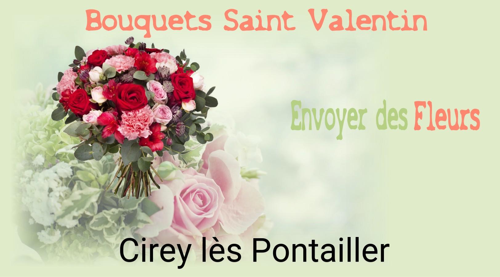 Roses de Saint-Valentin livrées à Cirey-lès-Pontailler